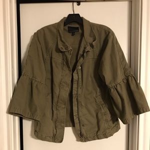 Banana Republic Bell Sleeve Utility Jacket